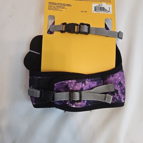 Petco EveryYay Wear With Flair Galaxy-Print Ferret Harness and Leash with Bell - Picture 9 of 17